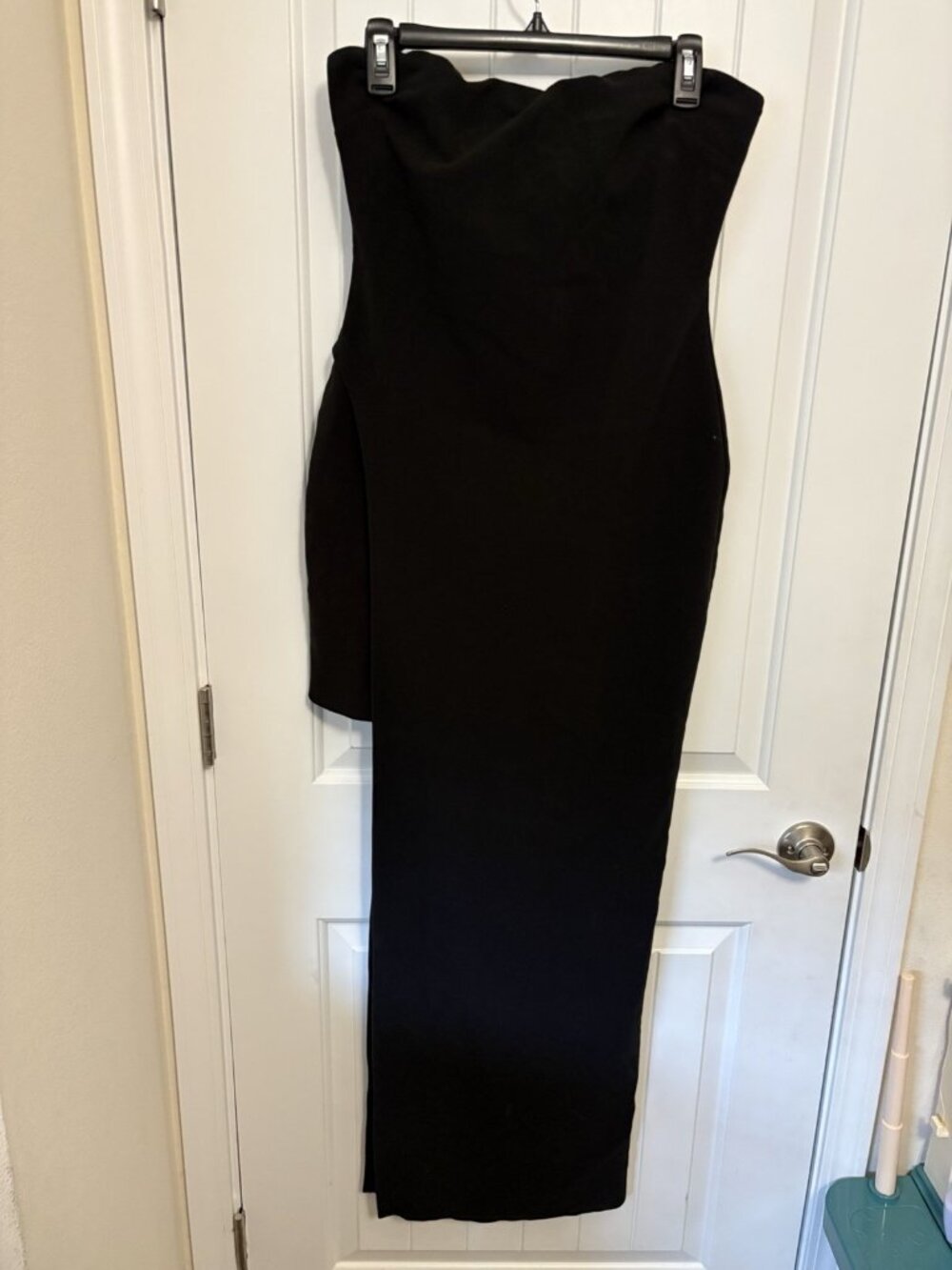 Likely Black Strapless Column Dress Size 10. PTP 17”